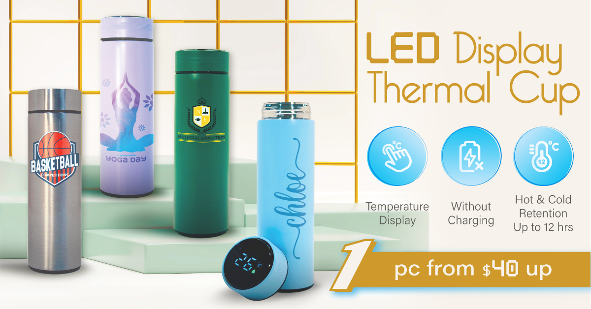Printing Thermos Cup, LED Temperature Display Thermal Cup, Thermos Bottle, Smart Stainless Steel Vacuum Water Bottle, Water Bottle, Sport water bottle, Vacuum Water Bottle, 咭片皇, 咭片王, 卡片皇, 卡片王, 香港印刷公司